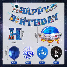 XXL Weltraum Geburtstag Deko Set Astronaut Raketen Party