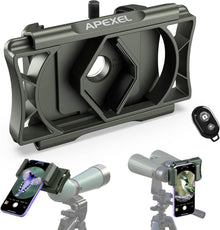 Universal Handy Adapter mit Fernauslöser, 360° Drehung - Kompatibel