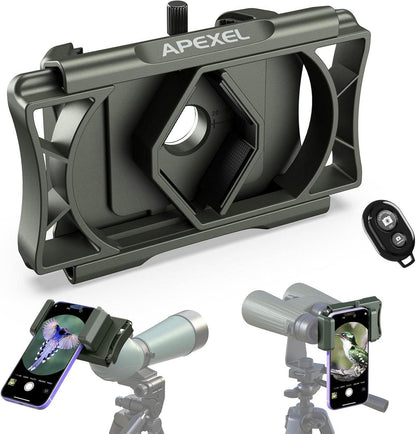 Universal Handy Adapter mit Fernauslöser, 360° Drehung - Kompatibel