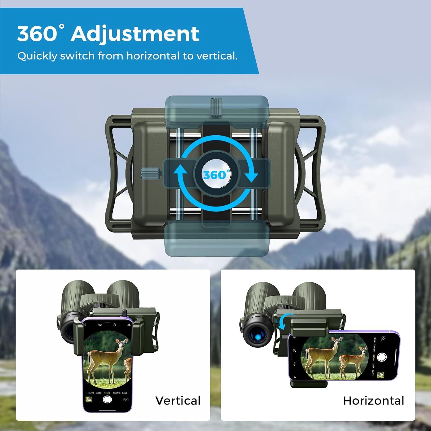 APEXEL Universal Handy Adapter mit Fernauslöser und