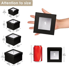 Quadratische Geschenkbox Set Sichtfenster Pappschachteln