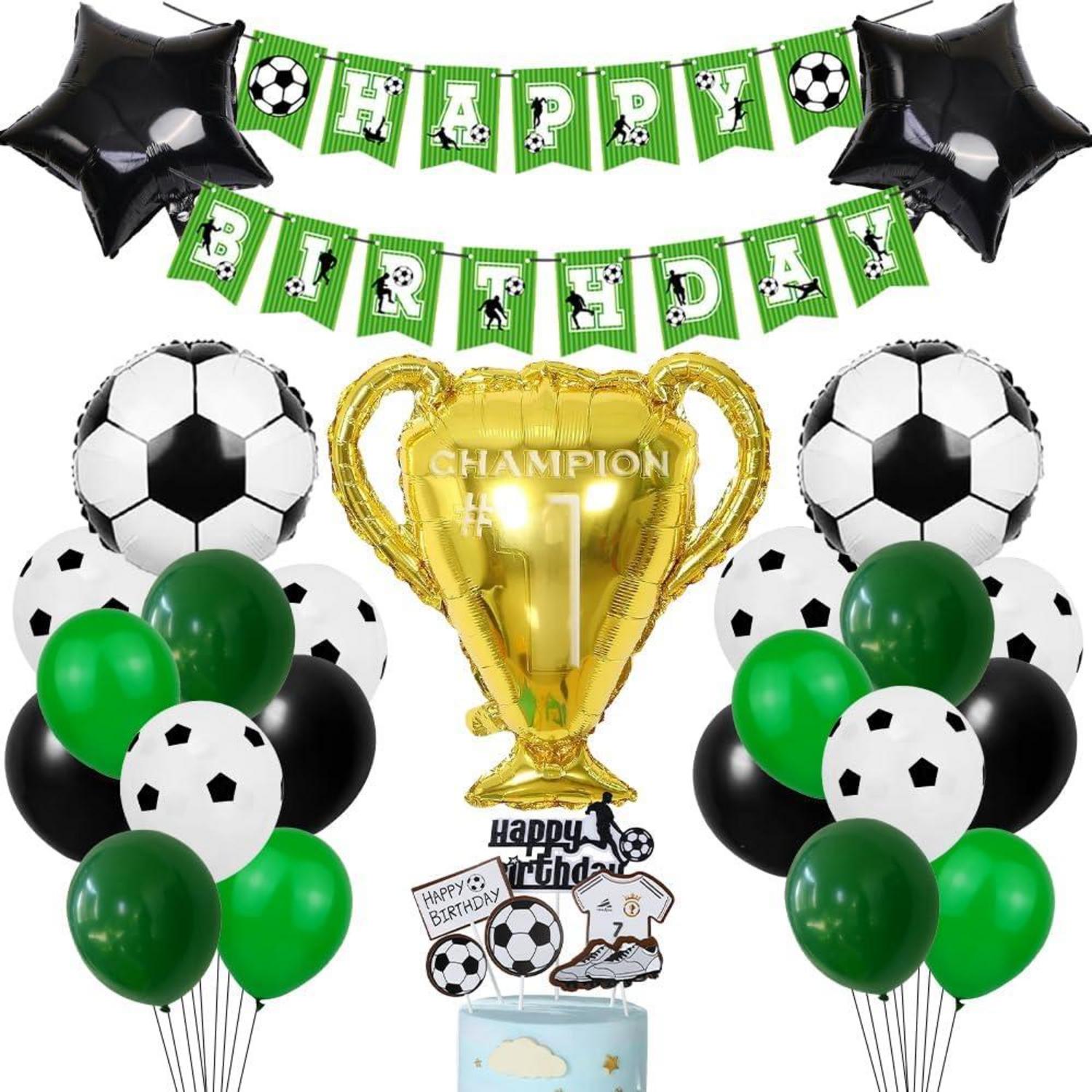 Fußball Geburtstag Deko Set Luftballon Party Kindergeburtstag