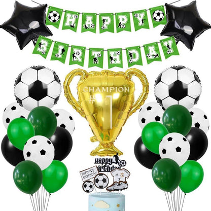 Fußball Geburtstag Deko Set Luftballon Party Kindergeburtstag
