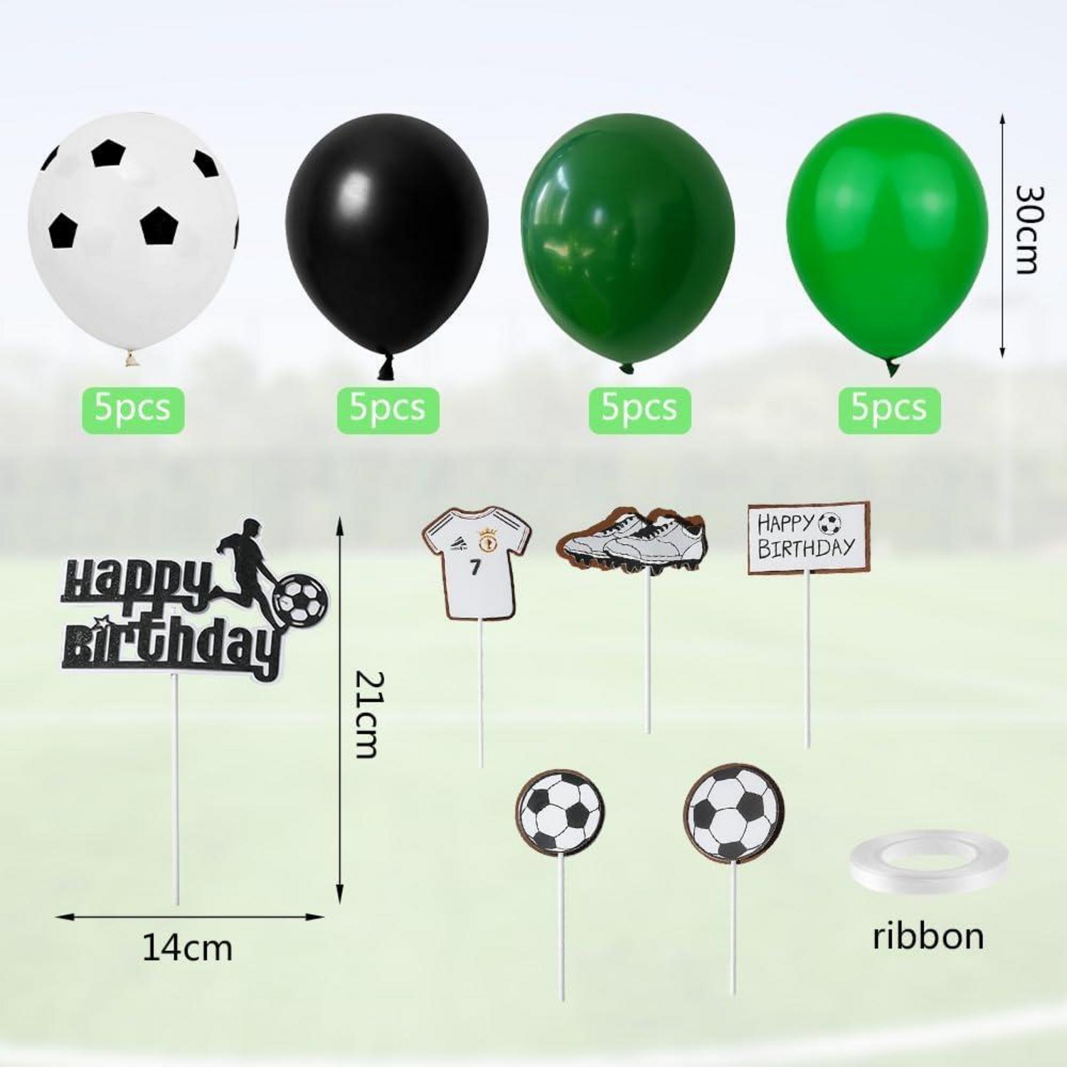 Fußball Geburtstag Deko Set Luftballon Party Kindergeburtstag