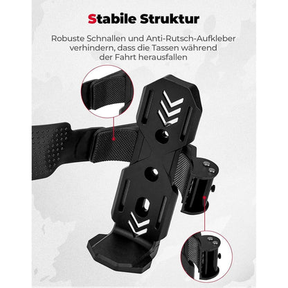 Flaschenhalter Fahrrad verstellbarer Getränkehalter Rennrad