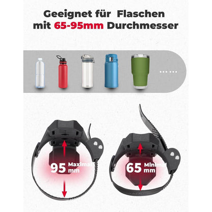 Flaschenhalter Fahrrad verstellbarer Getränkehalter Rennrad