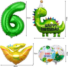 Dinosaurier Geburtstagsdeko, XXL 6 Jahre