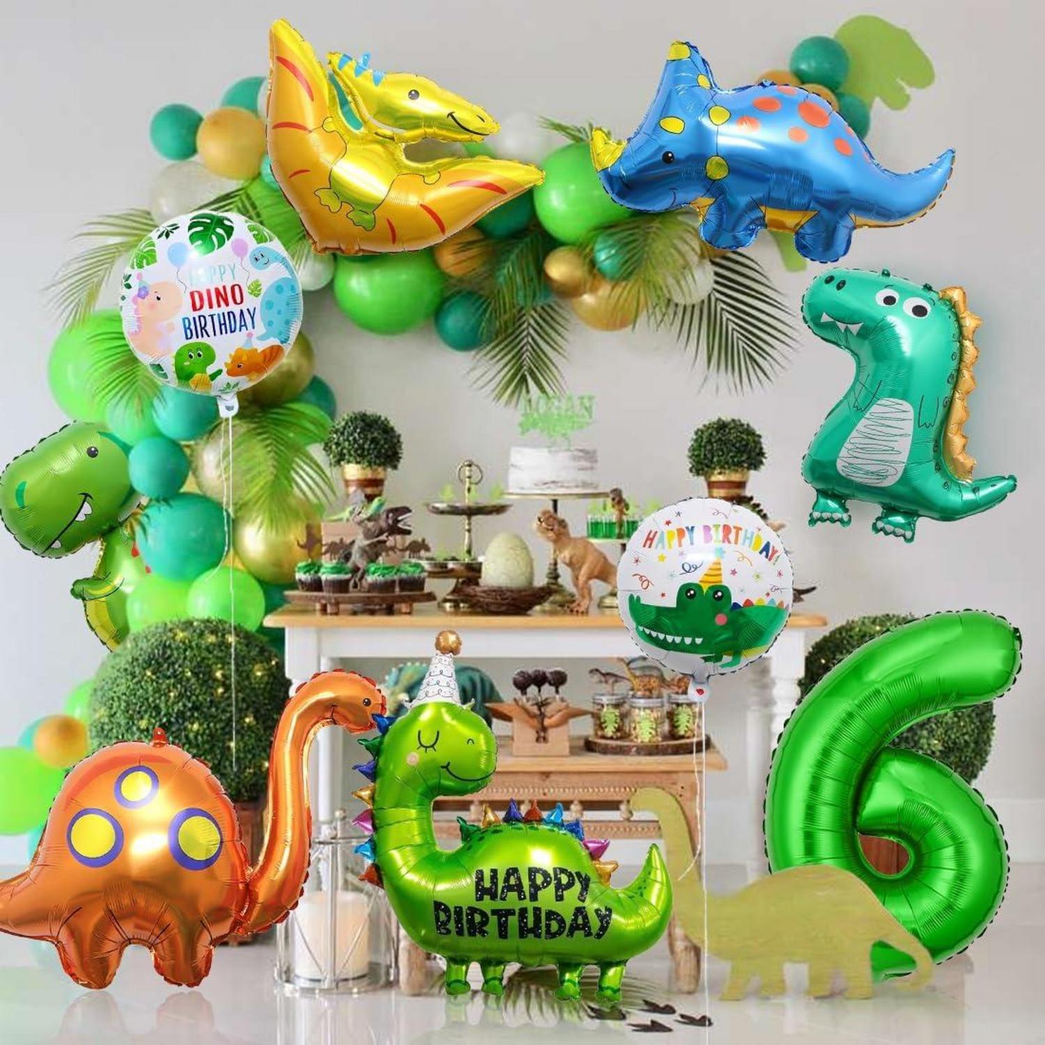 Dinosaurier Geburtstag Deko Set 6 Jahre XXL Jurassic Party Balloon