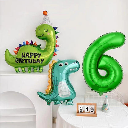 Dinosaurier Geburtstag Deko Set 6 Jahre XXL Jurassic Party Balloon