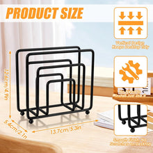 Serviettenhalter Schwarz Metall freistehend dekorativ für