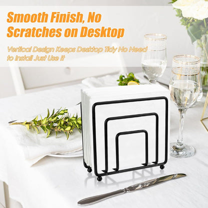 Serviettenhalter Schwarz Metall Freistehend Restaurant Cafe Hotel