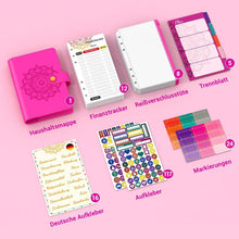 Budget Planner A6 Deutsch, Finanzplaner Geld Organizer Rose