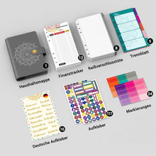 Budget Planner Deutsch A6 Finanzplaner Haushaltsbuch