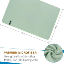 Grüne Microfaser Geschirrtücher 3er Pack 40x56cm