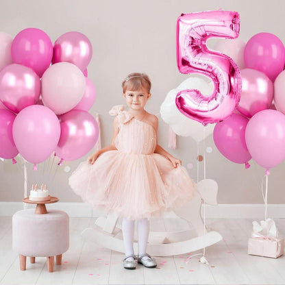 60x Metallic Rosa Luftballons Set 12 Zoll Hochzeit Geburtstag Mädchen Babyparty