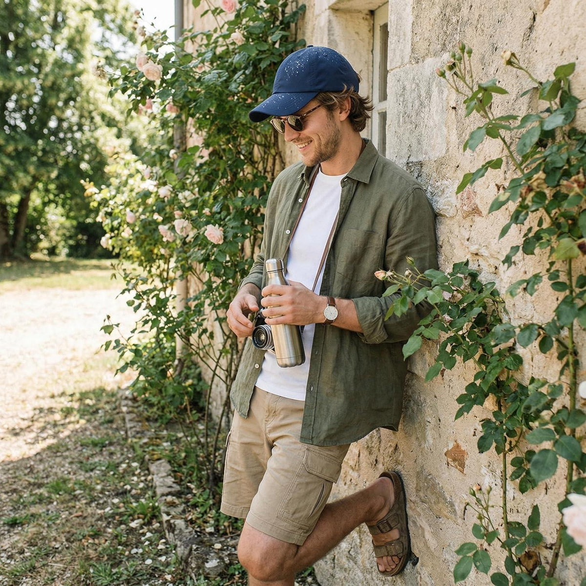 Wasserdichte Baseball Cap Unisex – Dunkelblau