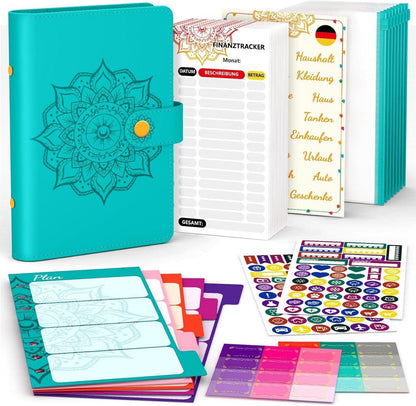 Budget Planner A6 Deutsch Finanzplaner Haushaltsbuch Sparbuch Geld