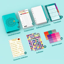 Budget Planner Deutsch A6 Finanzplaner Haushaltsbuch