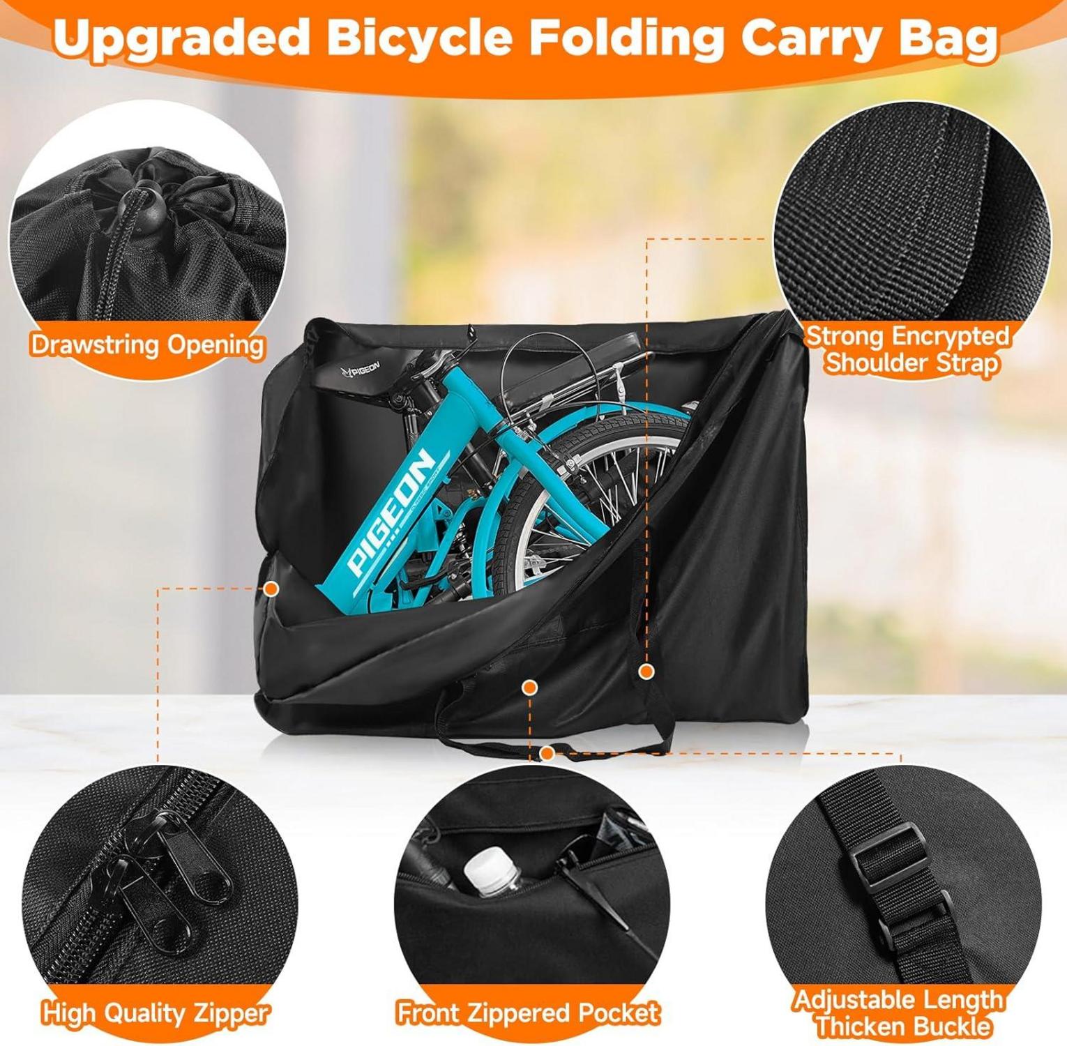 Faltbare Fahrrad-Tragetasche wasserdicht 50,8 cm starkes Gurtband
