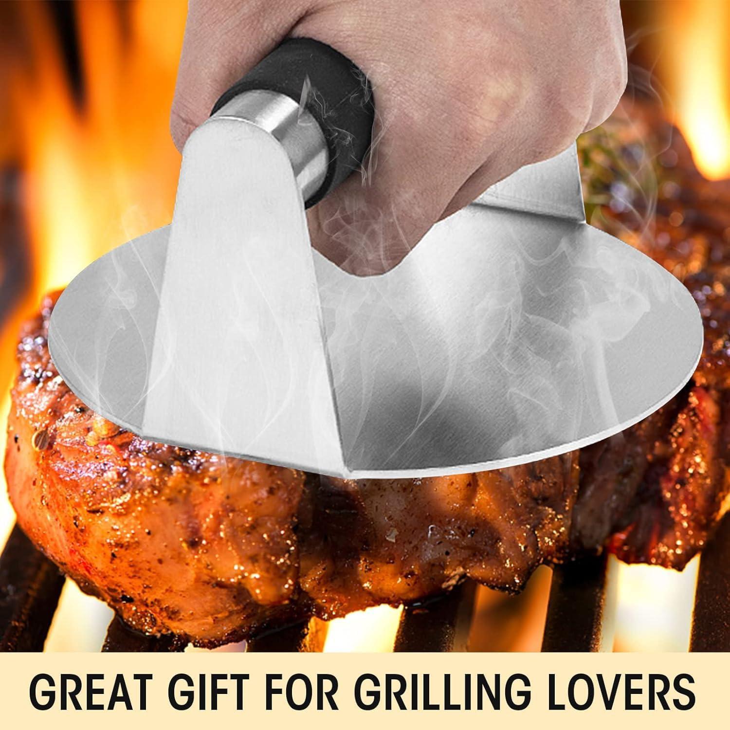 Burgerpresse 5,5-Zoll Smash Burger Smasher Edelstahl für Grill