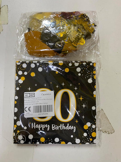 Servietten 80. Geburtstag Mann Deko Luftballons 30 Stück