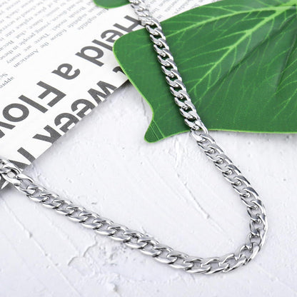 Herren Lederarmband Halskette Geschenkset Schwarz Modeschmuck Vatertag JGA