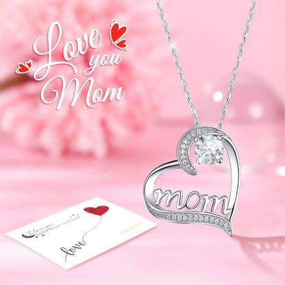 Muttertag Beste Mama der Welt Ewige Rose Halskette Geschenkbox