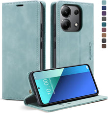Handyhülle Xiaomi Redmi Note 13 4G Leder Flip Case Magnet