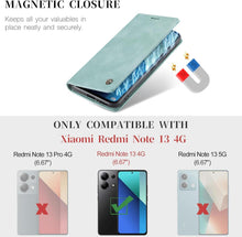 Xiaomi Redmi Note 13 4G Handyhülle Leder Klapphülle