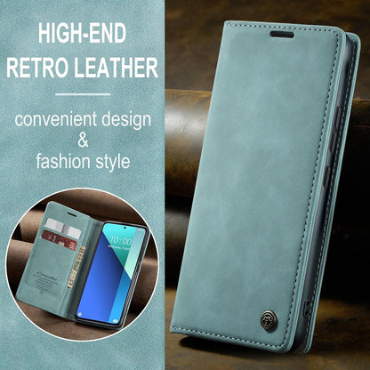 Handyhülle Xiaomi Redmi Note 13 4G Leder Tasche Flip Case Magnet