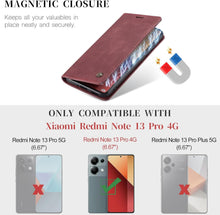 Handyhülle Xiaomi Redmi Note 13 Pro 4G Leder Flip Case