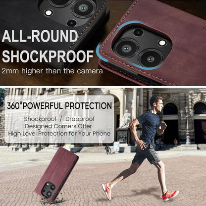 Handyhülle für Xiaomi Redmi Note 13 Pro 4G Premium Leder Flip Case
