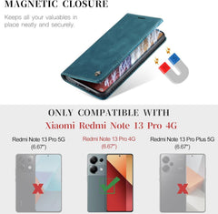 Xiaomi Redmi Note 13 Pro 4G Handyhülle Premium Leder Flip