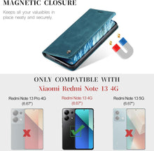 Xiaomi Redmi Note 13 4G Handyhülle Premium Leder Flip Case
