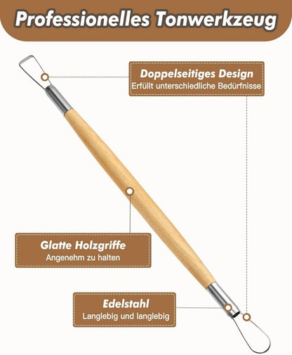 Anpro Modellier-Werkzeug Set Hochwertige Keramik Ton Werkzeuge