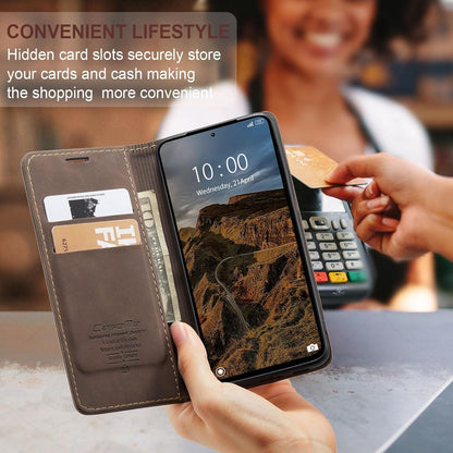 KZB Xiaomi Redmi Note 13 Pro 4G Hülle Leder Klapp Case Kartenfach Standfunktion