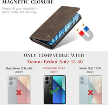 Xiaomi Redmi Note 13 4G Handyhülle Premium Leder Klapphülle