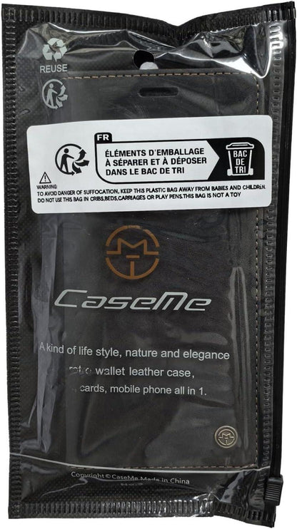 KZB Xiaomi Redmi Note 13 Pro 4G Handyhülle Premium Leder Flip Case Schwarz