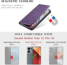 Xiaomi Redmi Note 13 Pro 4G Handyhülle Leder Flip Case