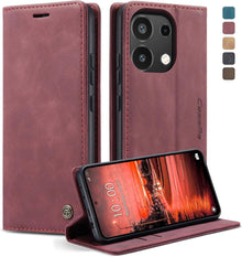 Handyhülle Xiaomi Redmi Note 13 4G Leder Magnet Tasche Standfunktion