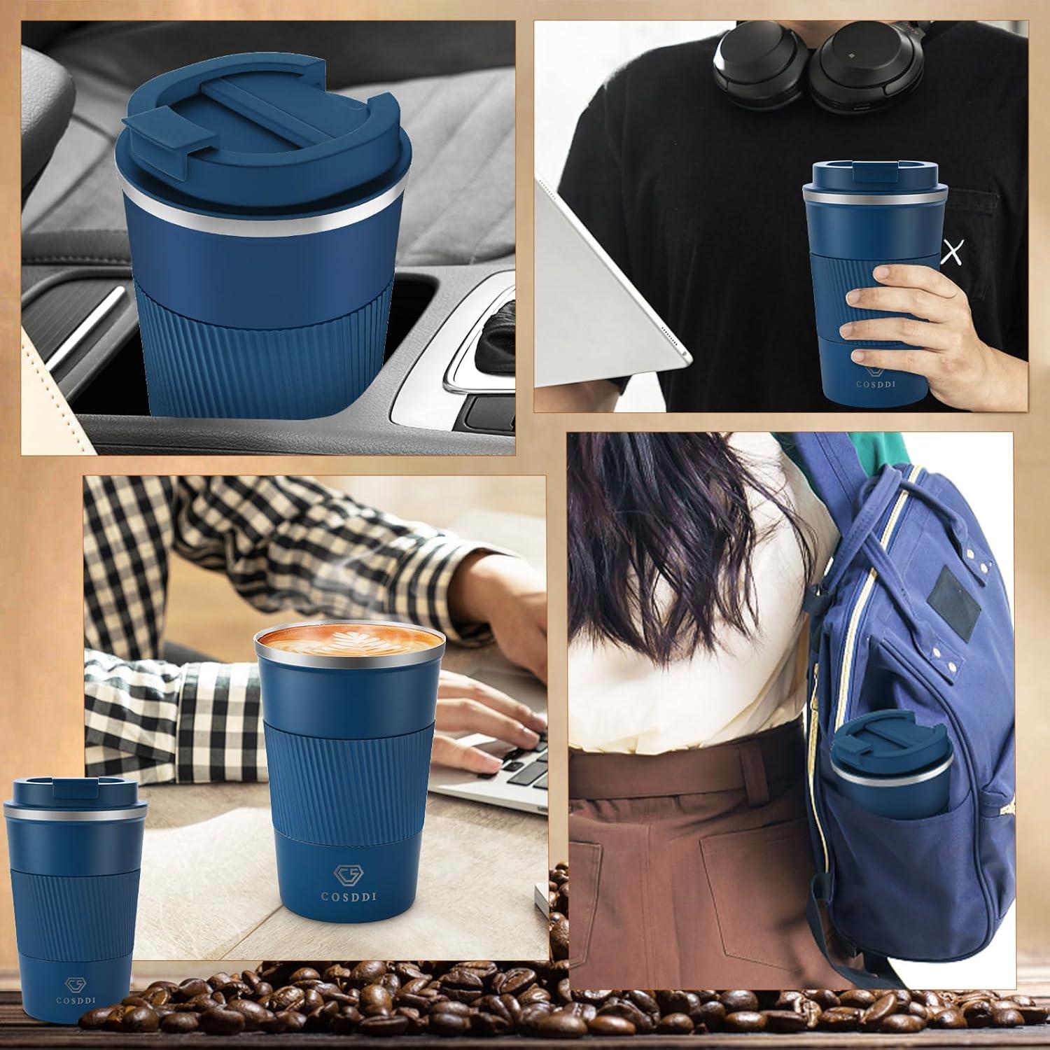 CS COSDDI Thermobecher Edelstahl Travel Mug 18oz Vakuum auslaufsicher
