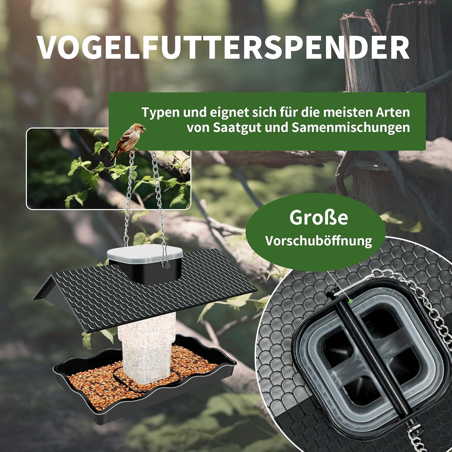 Faltbares Vogelfutterhaus für Garten & Terrasse – Robust & zuverlässig