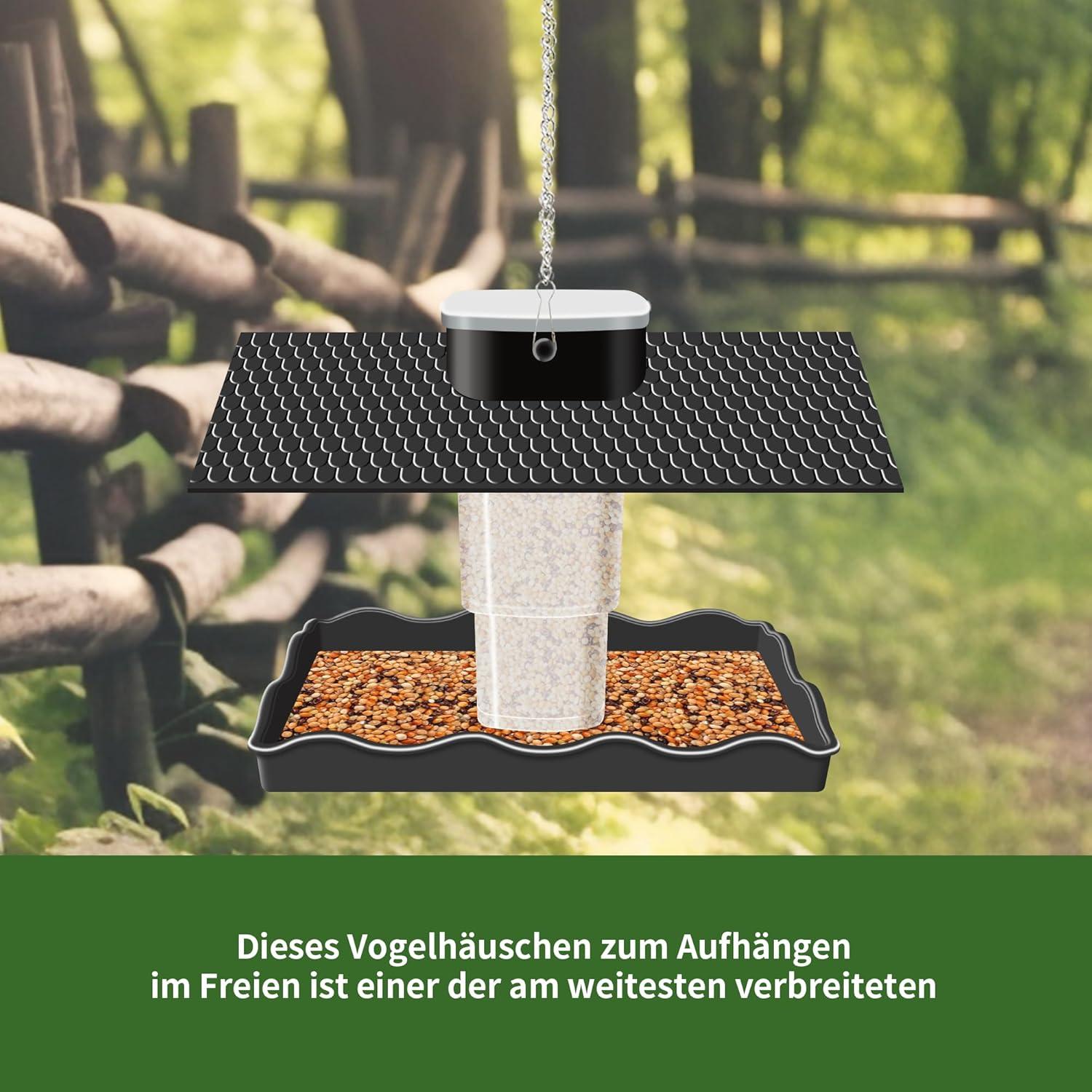 Faltbares Vogelfutterhaus für Wildvögel – Robuste Vogelfutterstation