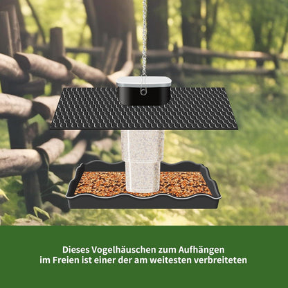 Faltbares Vogelfutterhaus für Wildvögel – Robuste Vogelfutterstation