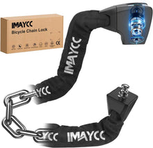 IMAYCC Fahrradschloss Hohe Sicherheit 8MM Anti-Diebstahl Kettenschloss