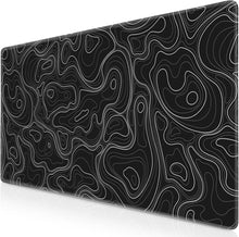 Gaming Mauspad XL 800x300mm Topographisch vernähte Kanten wasserdicht