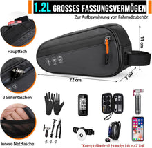 Eyein Fahrrad Rahmentasche wasserdicht 1.2L reflektierend