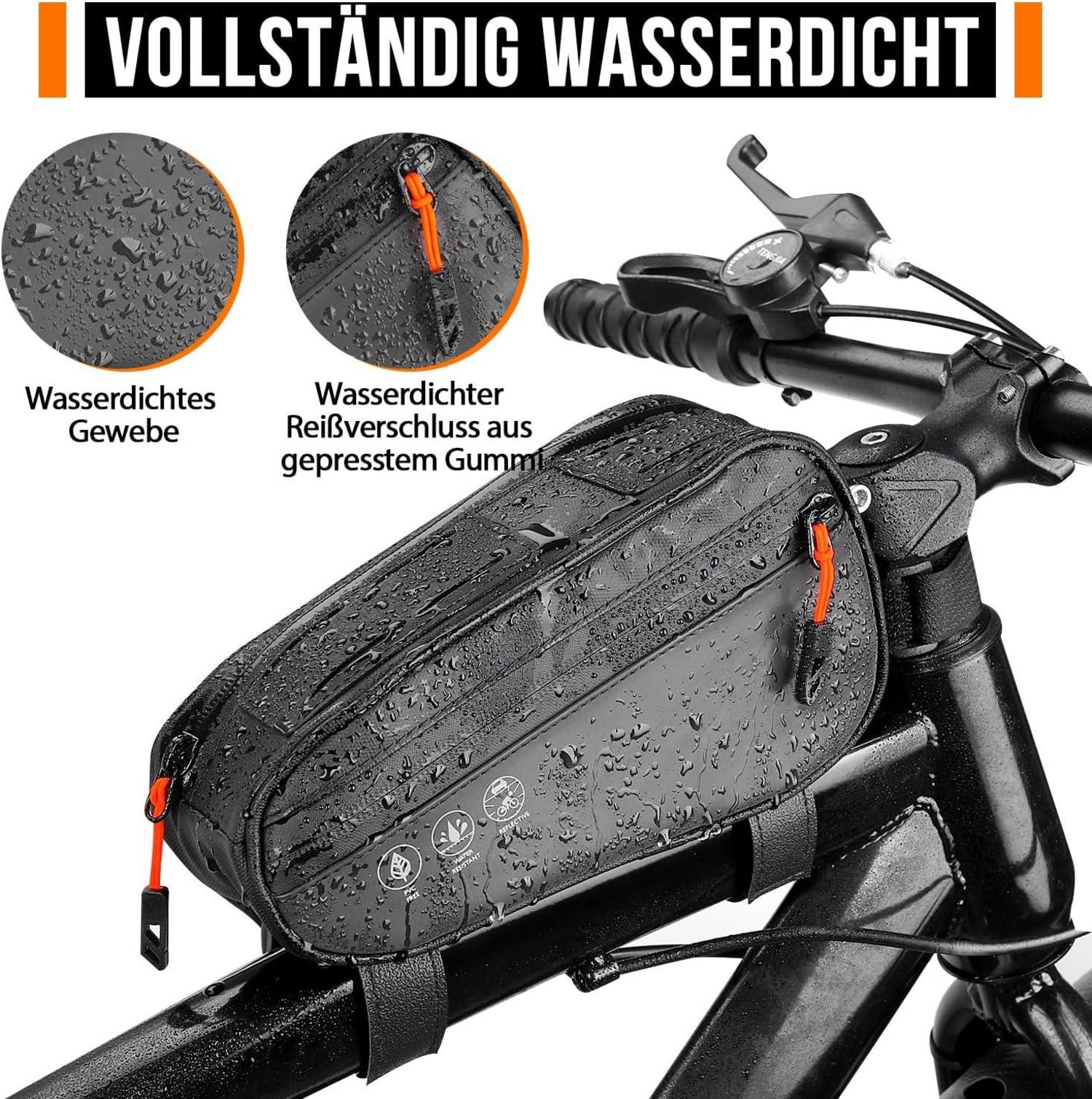 Fahrrad Rahmentasche Wasserdicht Oberrohrtasche Dreieckstasche