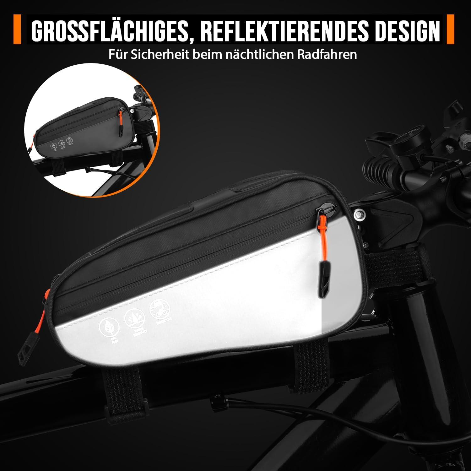 Fahrrad Rahmentasche wasserdicht reflektierend 1.2L OTTO