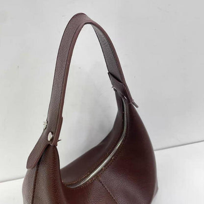 Hobo Bag Damen PU Leder Schultertasche Umhängetasche Tote Vintage Braun